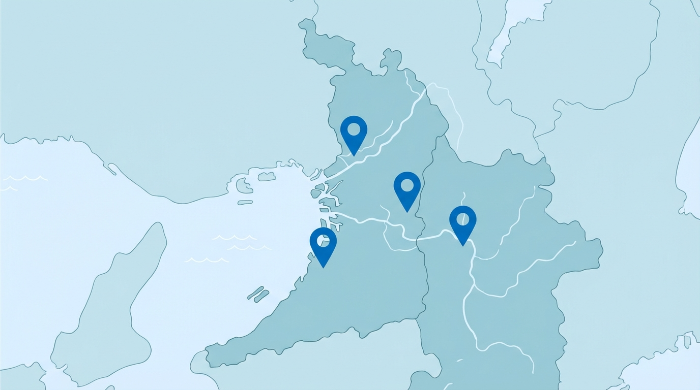 フォレストハウス店舗マップ