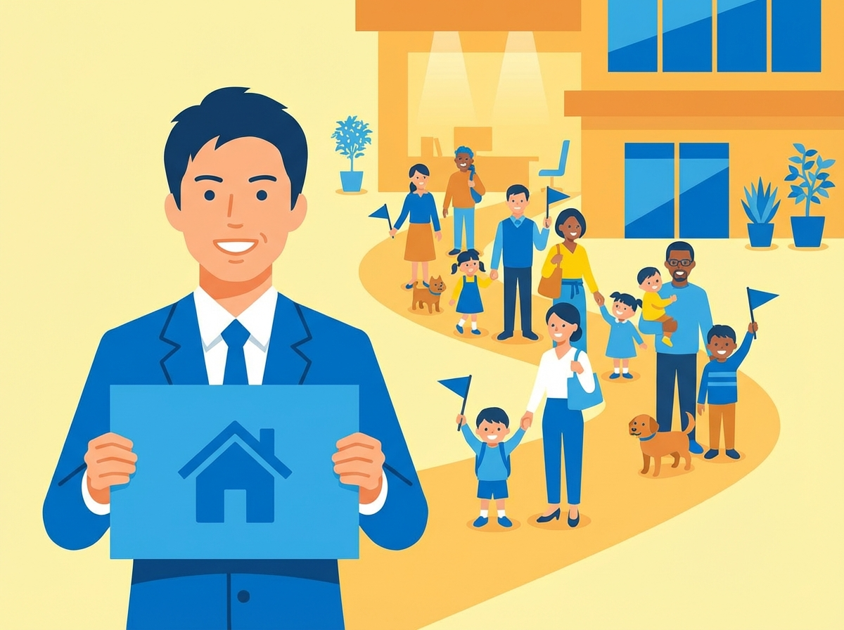 購入希望者が先にいる