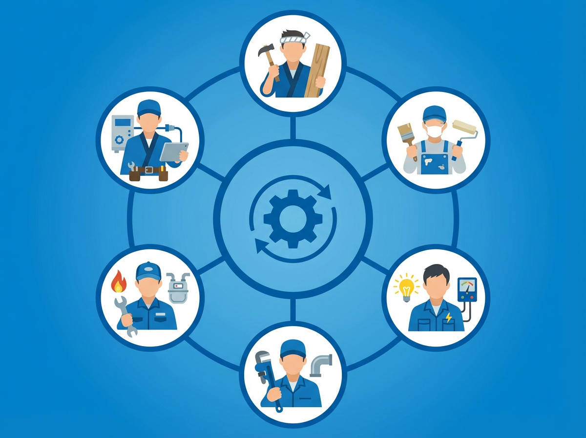 6職種自社施工体制